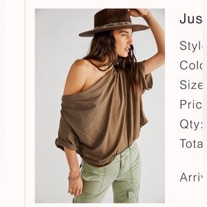 Free People “Just Chill” Tee